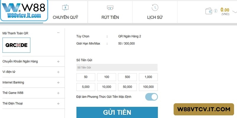 Kênh hỗ trợ trực tuyến sẵn sàng giải đáp mọi thắc mắc về nạp tiền W88